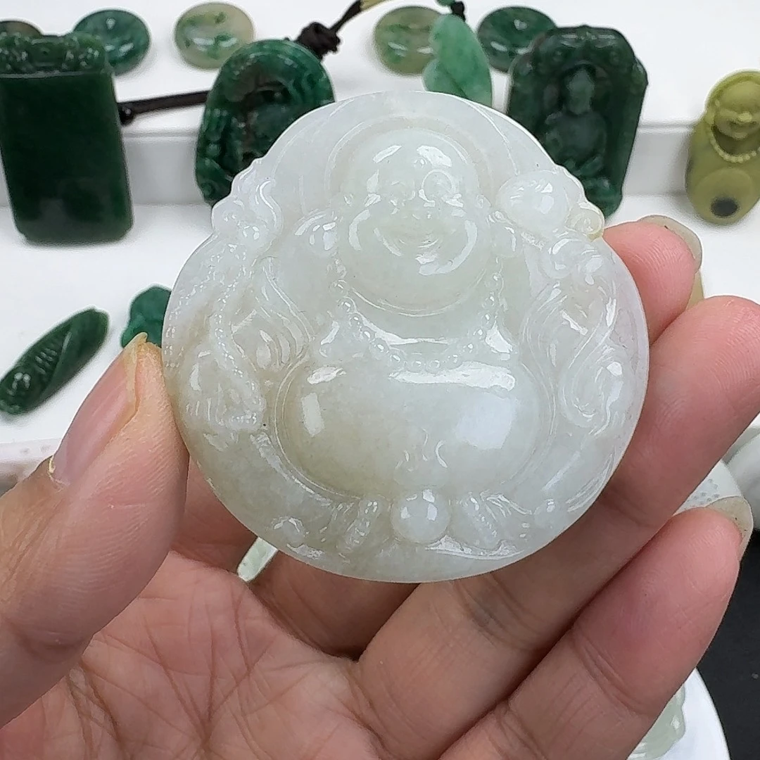 暖***独山玉未镶嵌颈饰