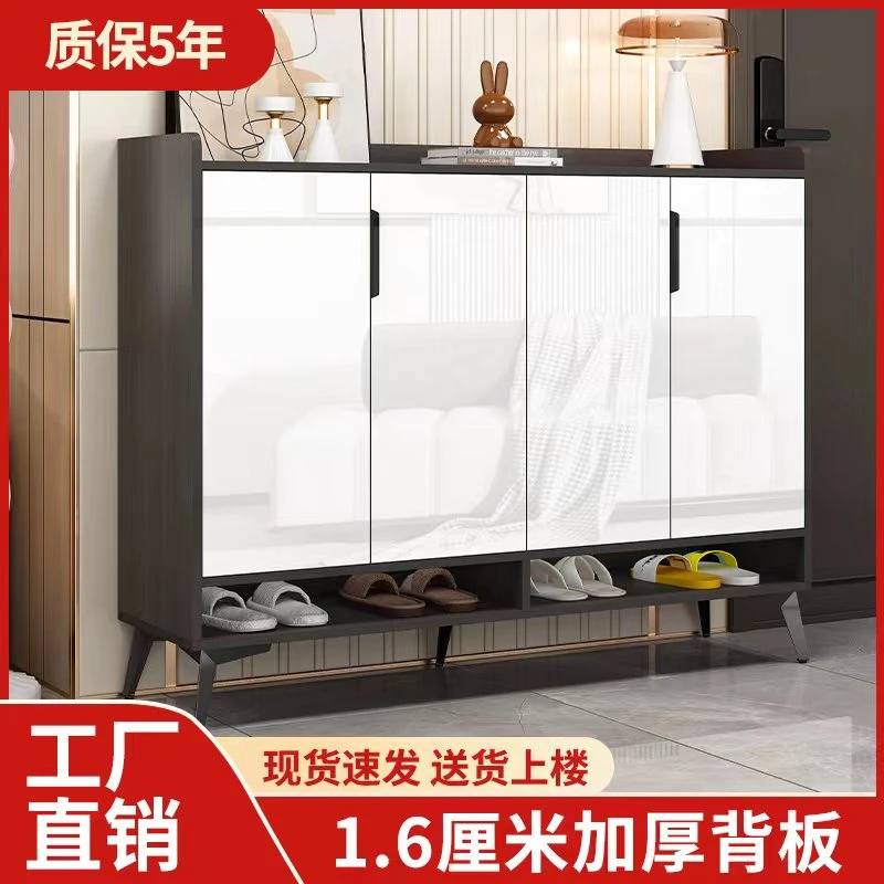 防晒鞋柜家用门口楼道2025年新款简易大容量一体靠墙网红款收纳柜