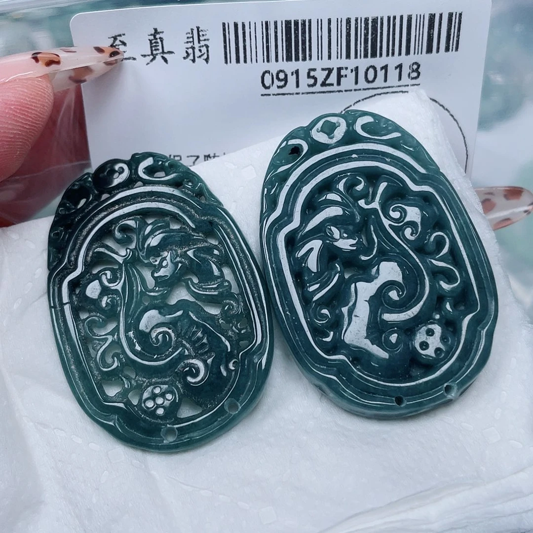 吊坠(不含链)未镶嵌翡翠