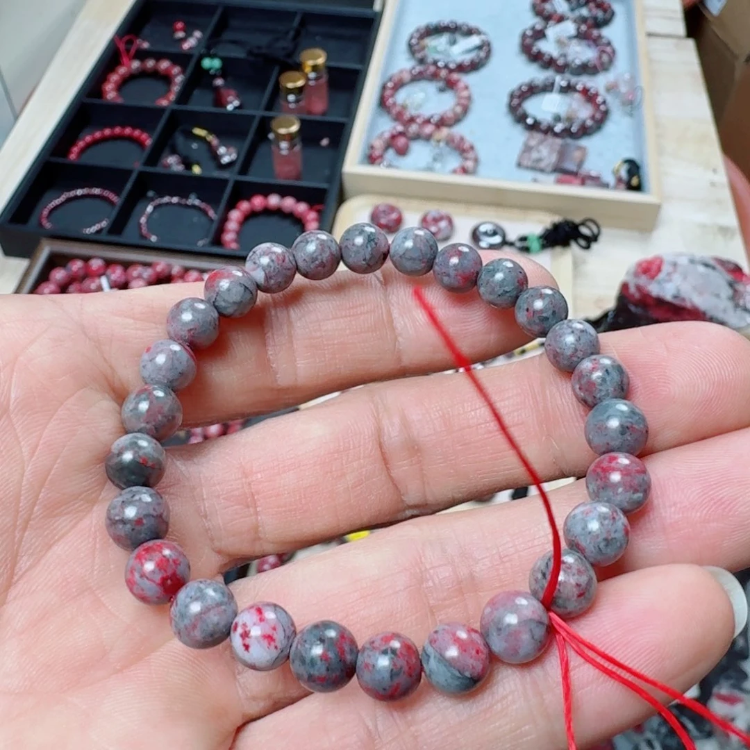 天然辰砂原石卡7//13.3克