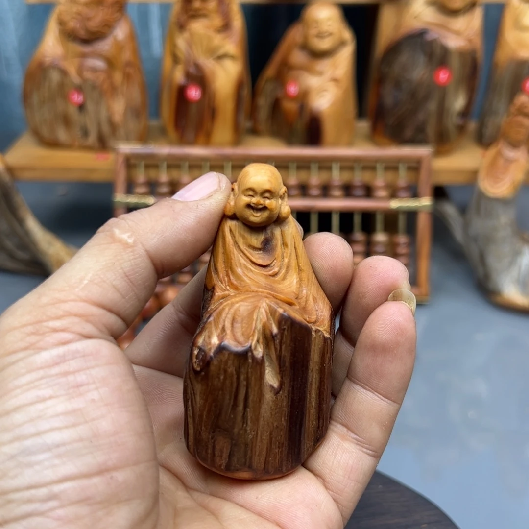 海***木崖柏木摆件手把件