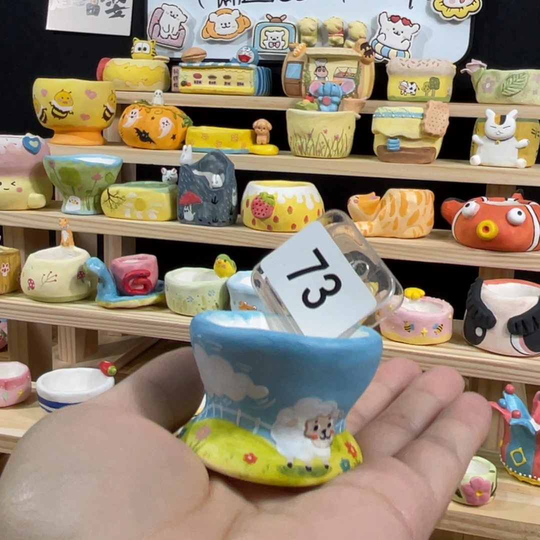 73小羊风景盆成品