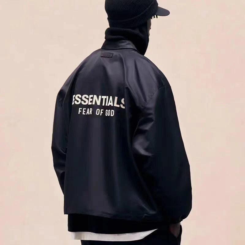 FOGESSENTIALS美式高街潮牌秋冬男士夹克宽松风衣外套夹克外套男