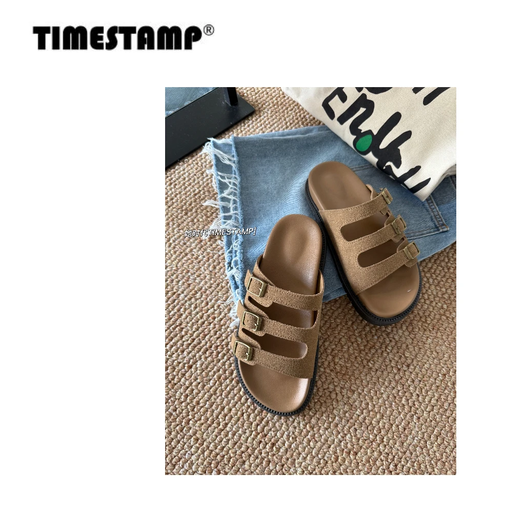 【TIMESTAMP】2025/66140022泡菜国新款时尚百搭款拖鞋