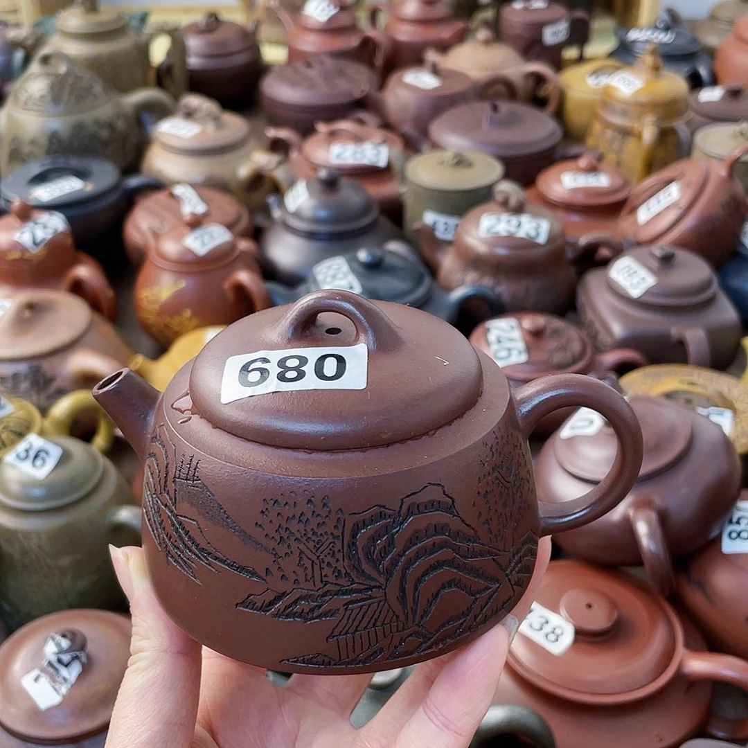 茶壶紫砂紫砂微瑕