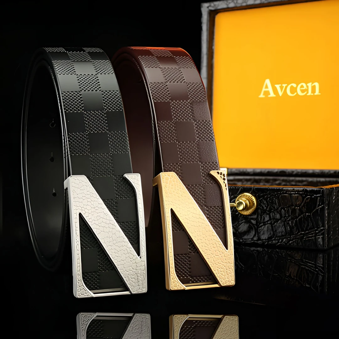 【私人定制精选牛皮腰带套装】男士牛皮腰带真皮商务皮带时尚裤带潮