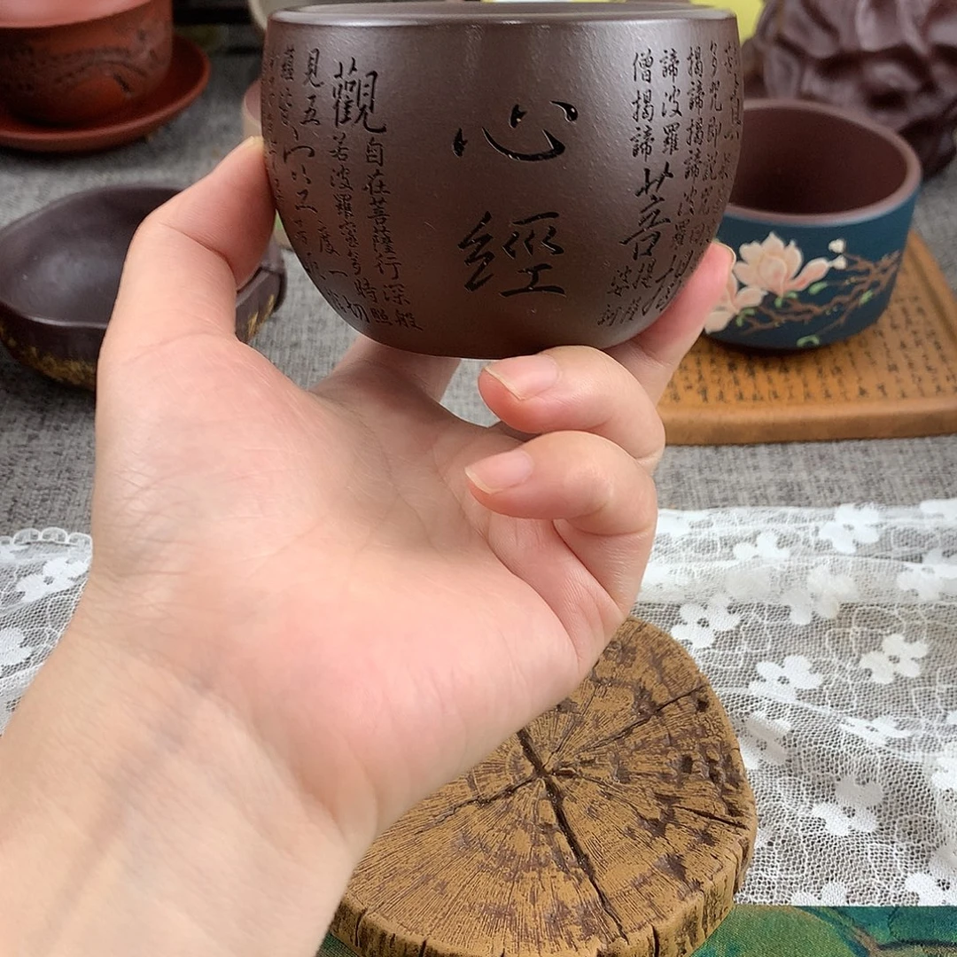 紫砂茶杯高端主人杯