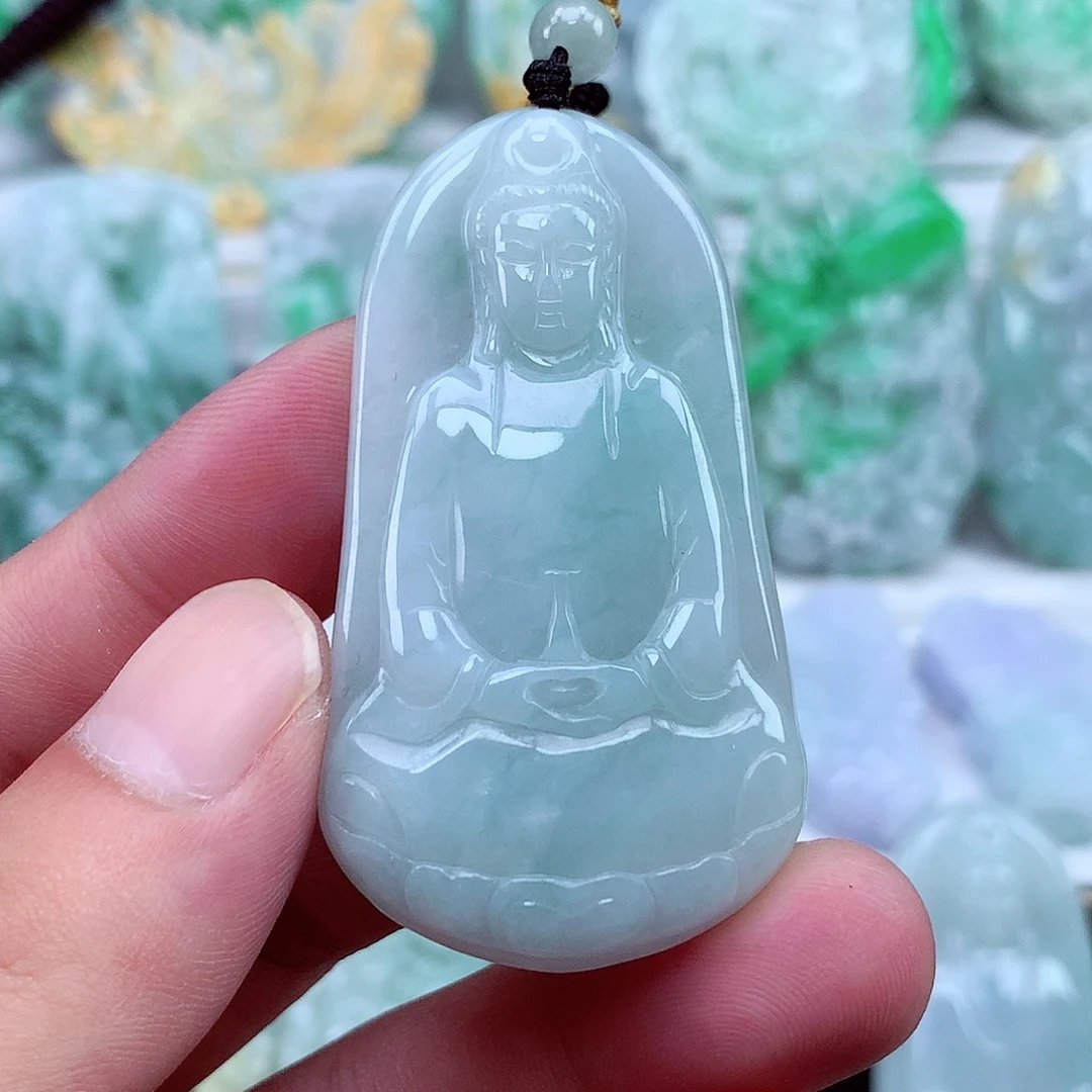 翡翠未镶嵌颈饰翡翠吊坠