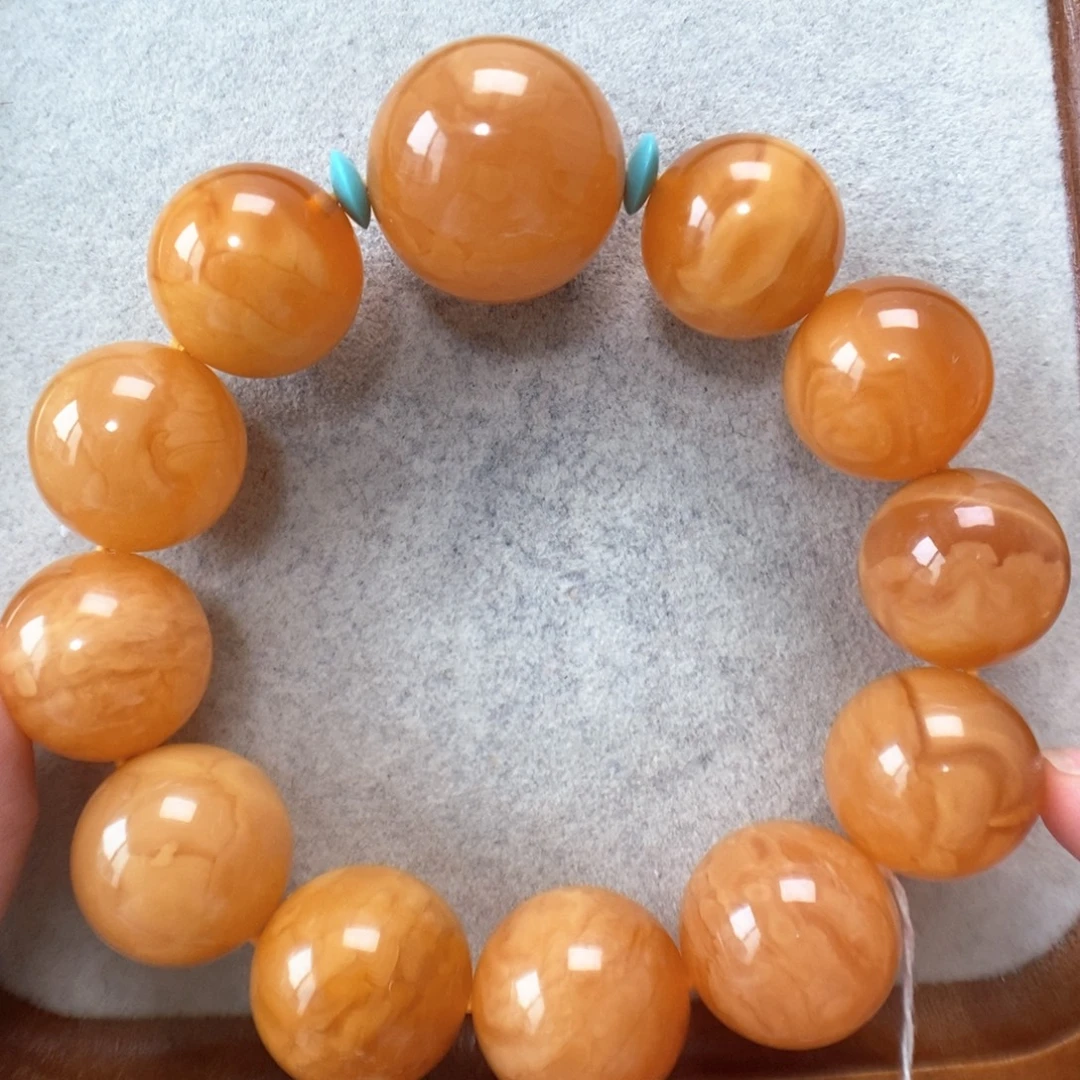 蜜蜡未镶嵌手串蜜蜡