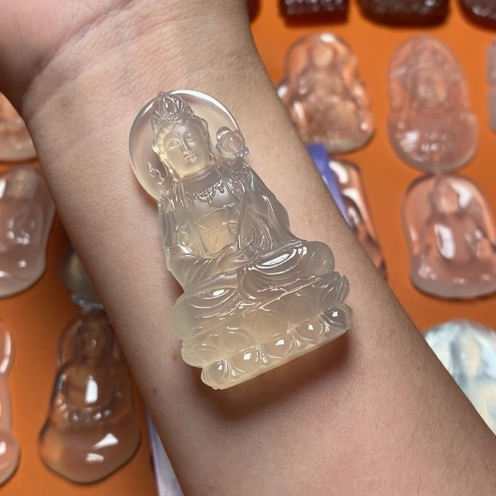 玛瑙/玉髓吊坠未镶嵌德****厂