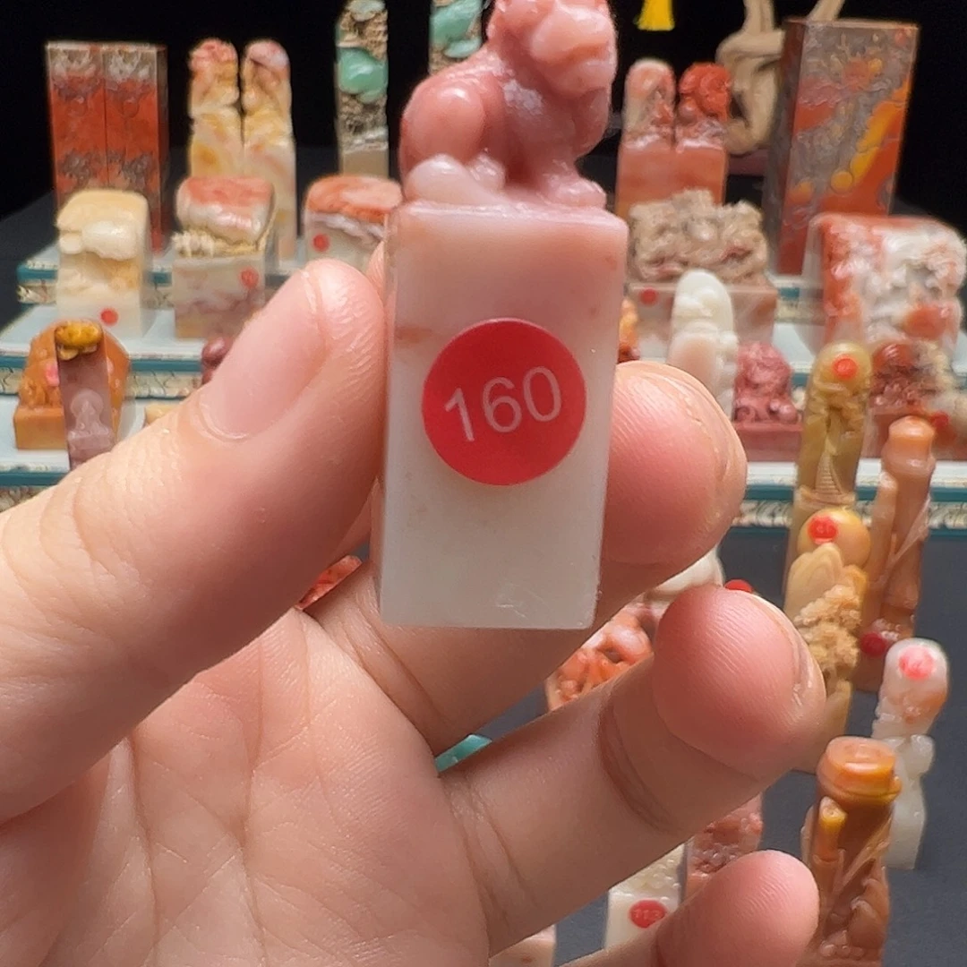 霧***！寿山石印石手工制作