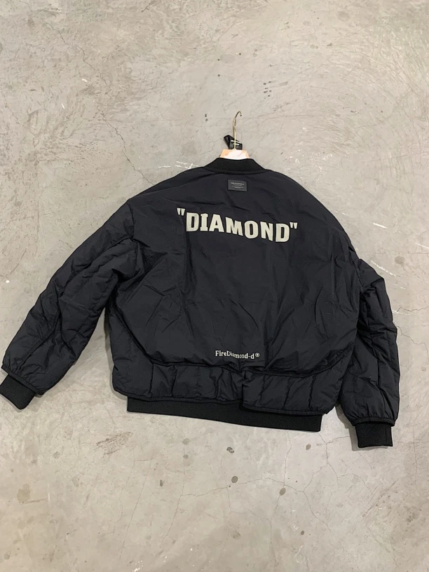 24010【轻奢极寒系列】美式加厚棒球拼接飞行外套