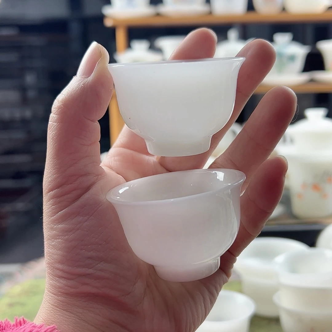 璞玉釉烧2个装45ml铃铛杯