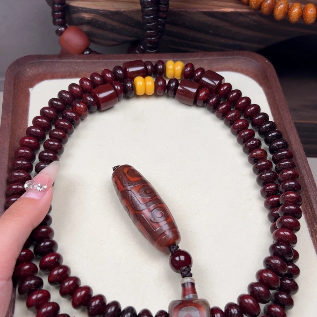 曲***机星月菩提吊坠星月