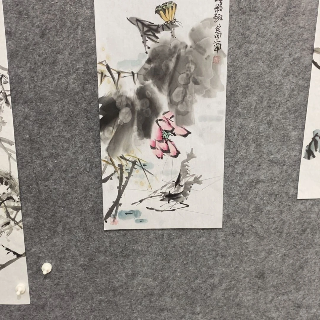 国画尚定固国画花鸟作品