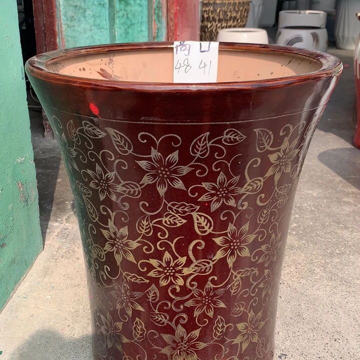 花盆高款特大号陶瓷