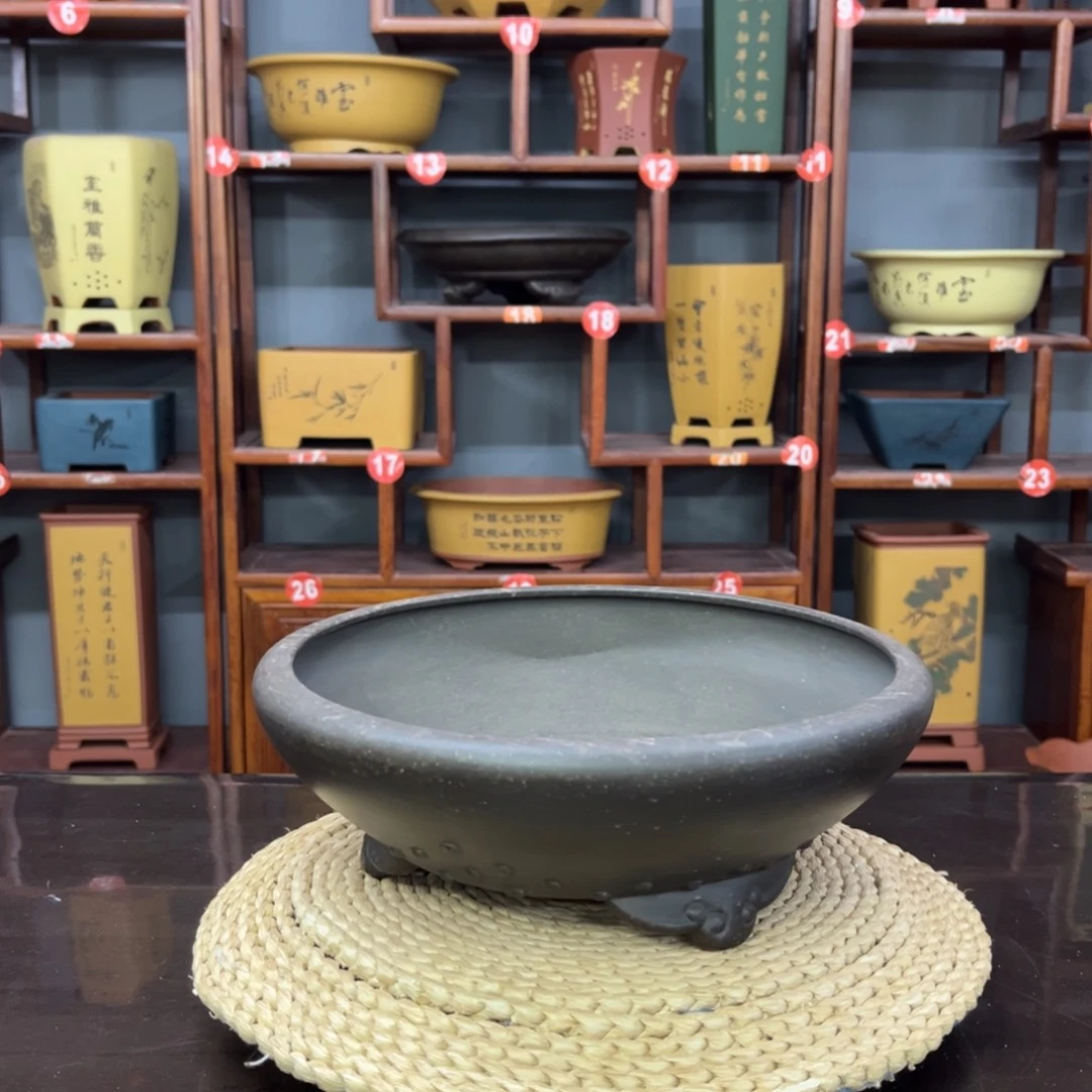 紫砂花盆紫砂花盆