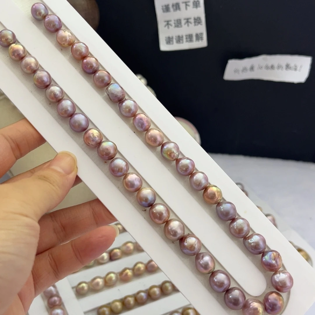 银S925镶嵌手绳淡水珍珠