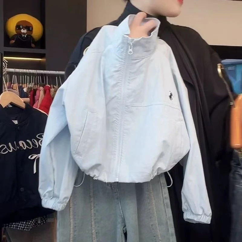 女童外套春秋款2025新款儿童防晒夹克衫中大童小女孩上衣薄软洋气