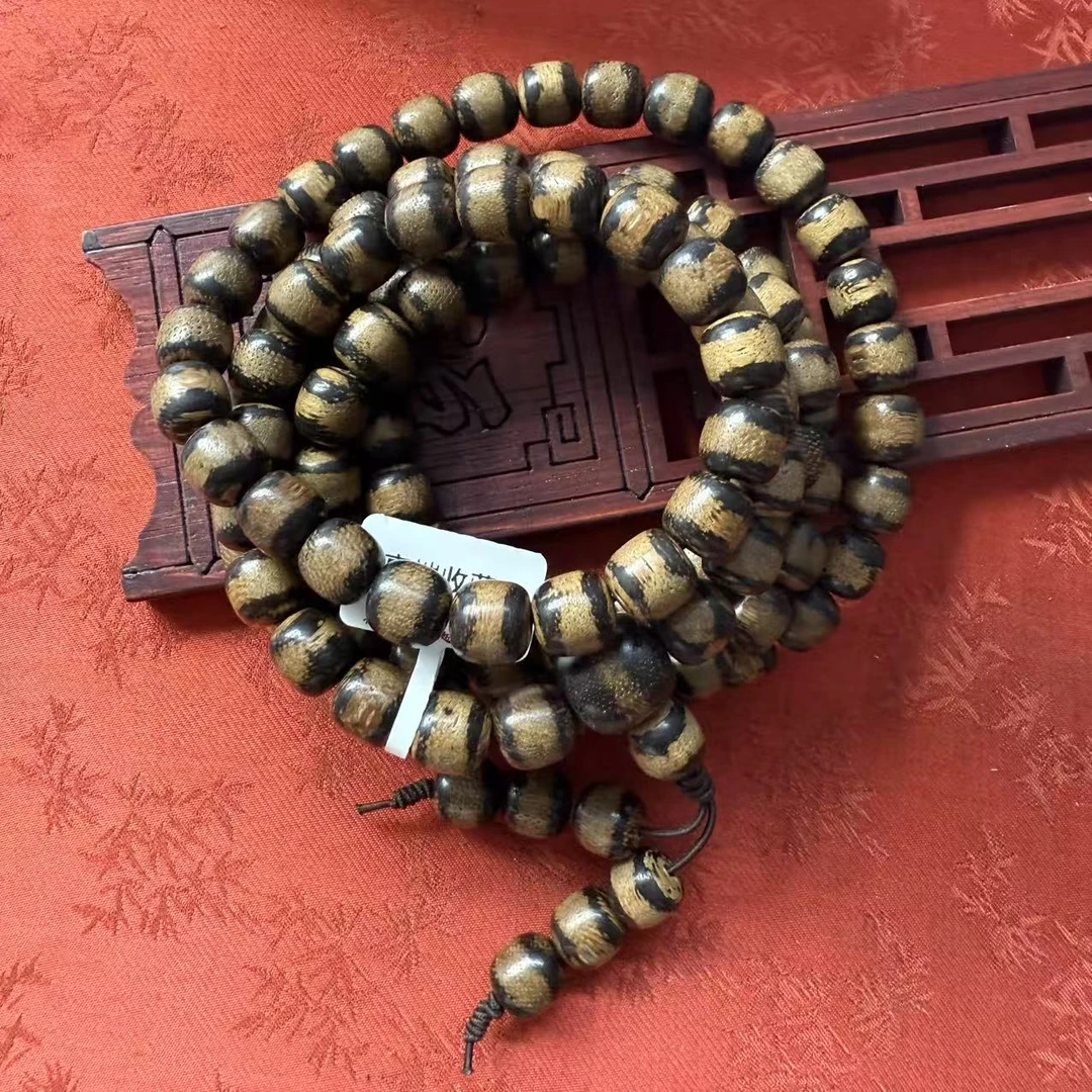 1549【驴哥文玩】沉香木作文玩手链