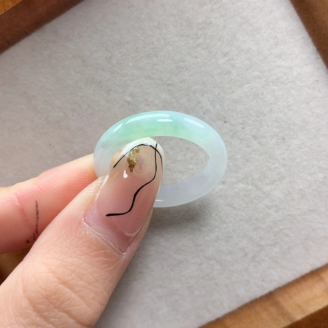 翡翠未镶嵌戒指天然翡翠20-21号