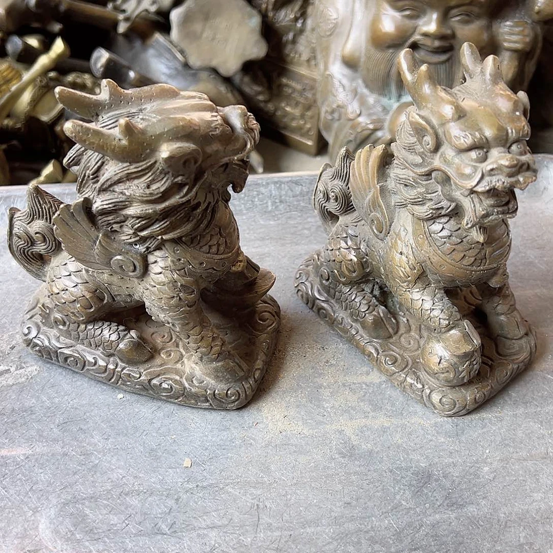 家***?黄铜摆件工艺品，