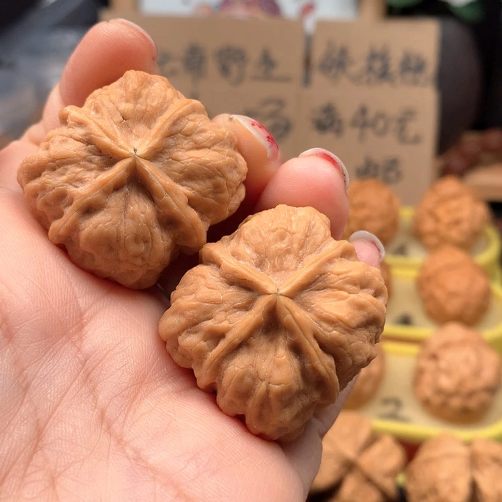 桃核把件玉壁四棱36尺寸