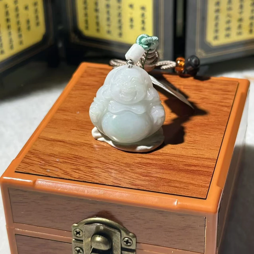 3861-天然翡翠-厚装佛公