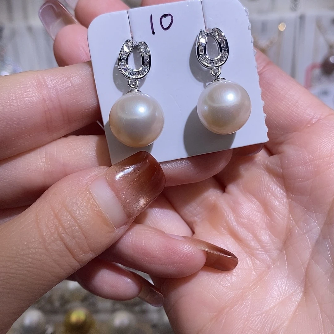未镶嵌耳饰淡水珍珠w12.6
