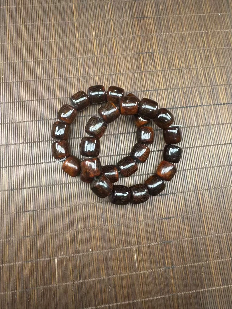 1708 牦角桶珠高级花梨木 特色工艺品