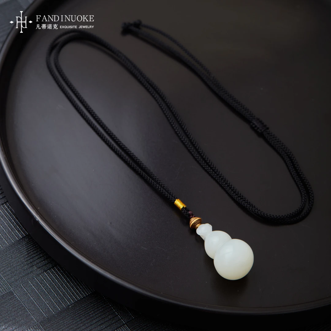 【加加专属】18K金和田玉吊坠多样性发一#XYGD435001-A