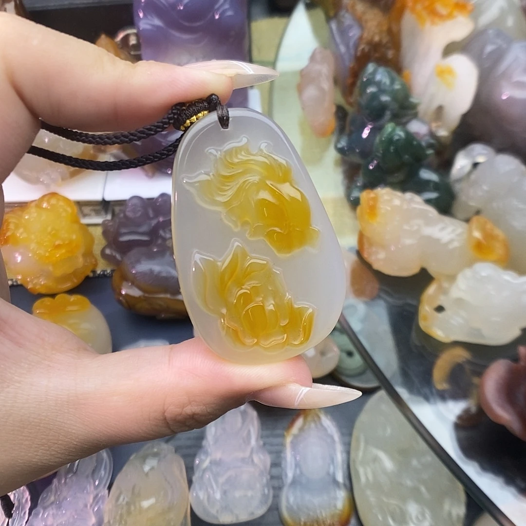 玛瑙/玉髓未镶嵌颈饰