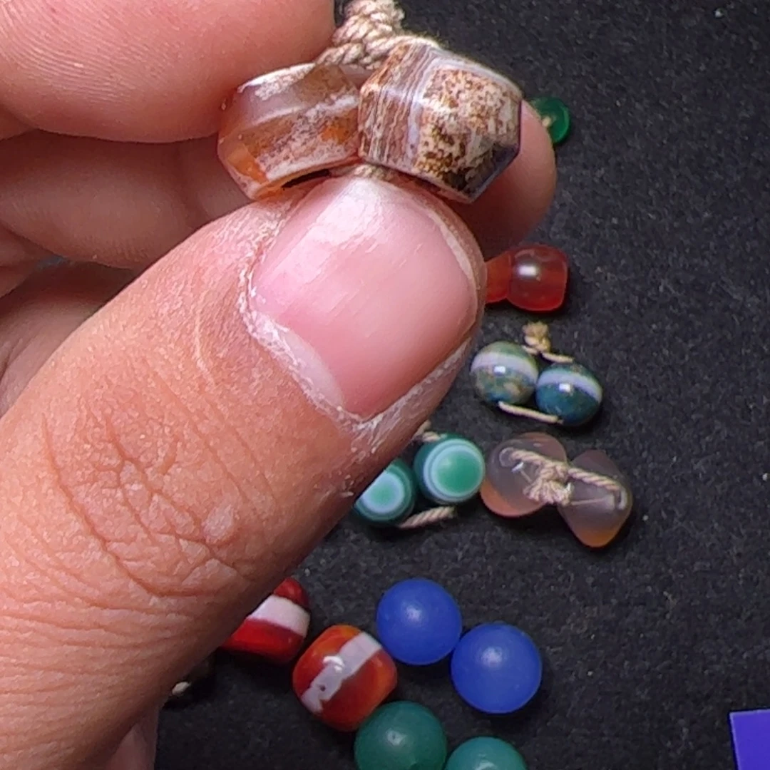 麻***神玛瑙/玉髓未镶嵌配饰