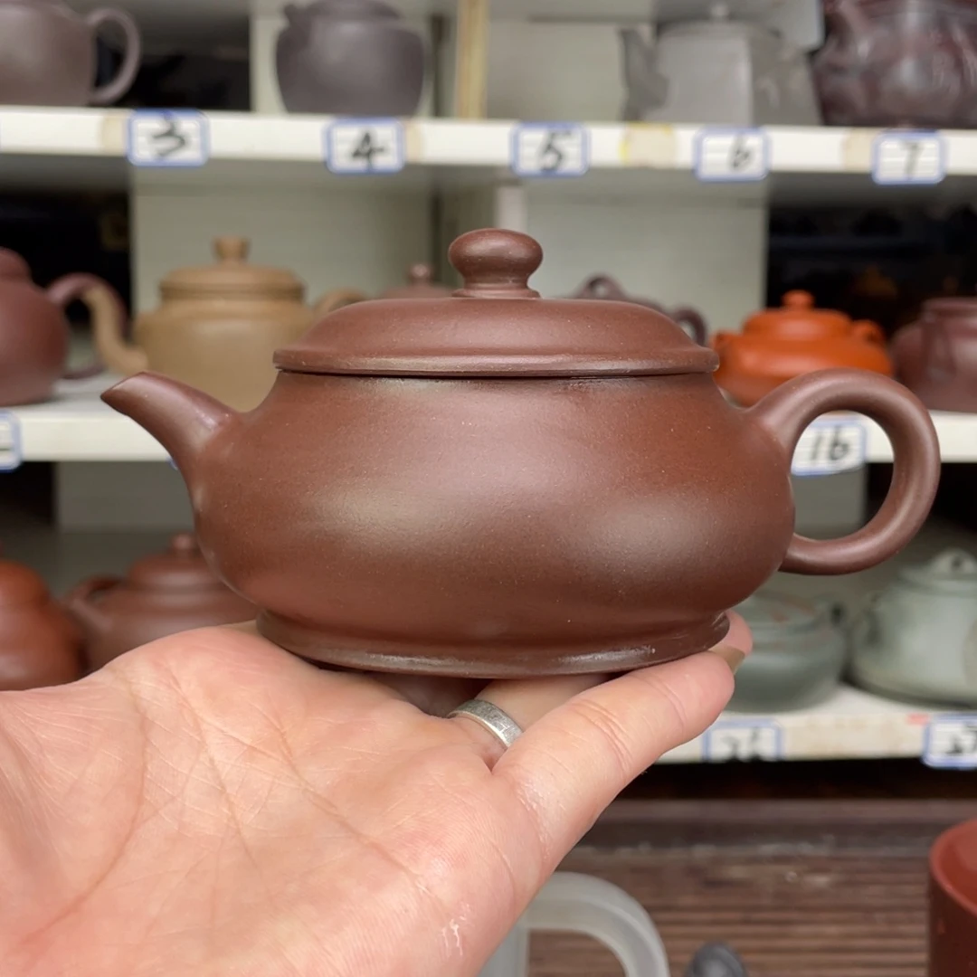 茶壶紫砂紫泥半手220毫升