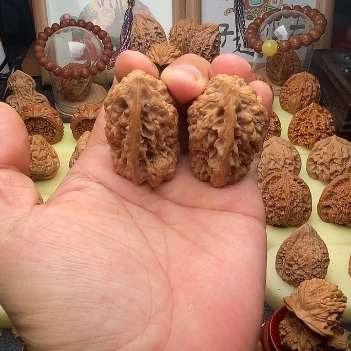 把件桃核官帽38一帆风顺放漏