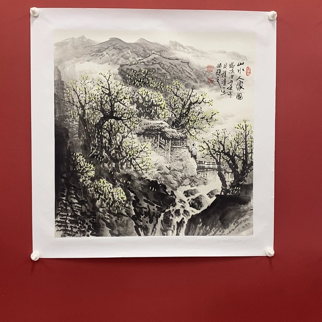 国画蒋清四尺斗方精品佳作