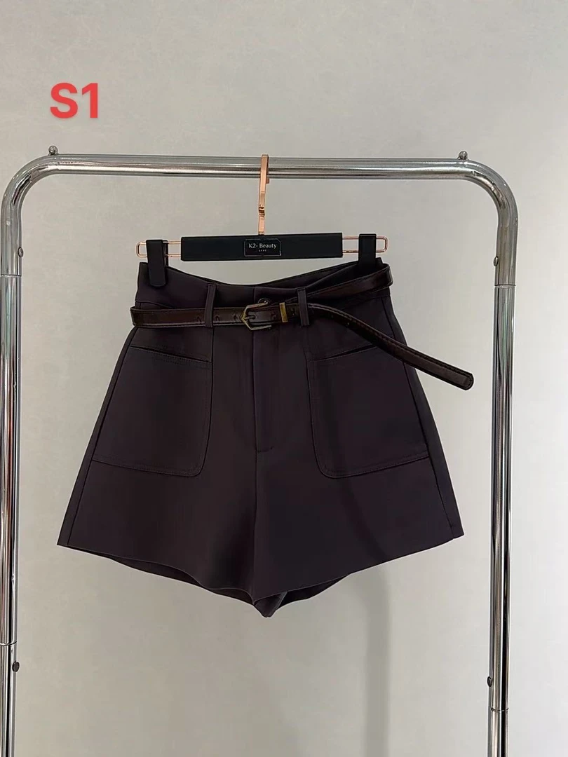 唐琪女装【W8850】2024新款高腰显瘦短裤