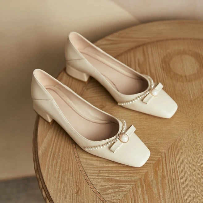 TING手工鞋  2025春季新款千金风重工玛丽珍单鞋T2037