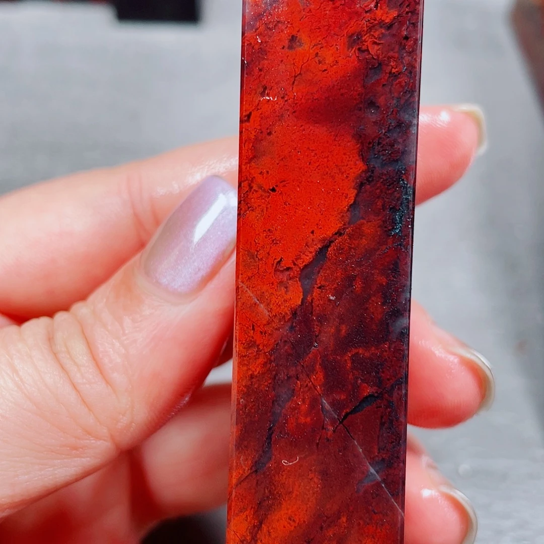 玉桂林鸡血玉印章镇尺22