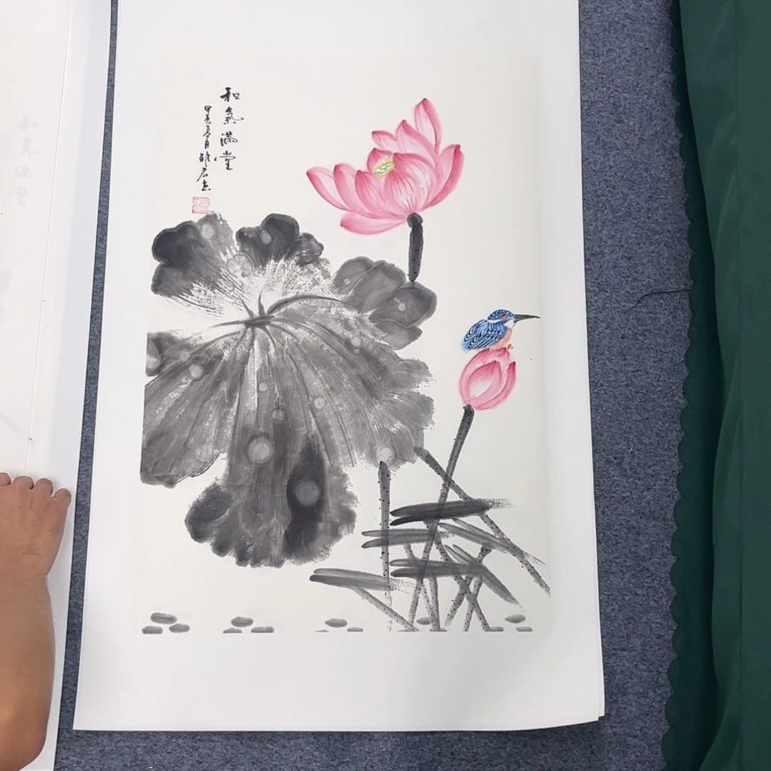国画纯手绘宣纸国画作品