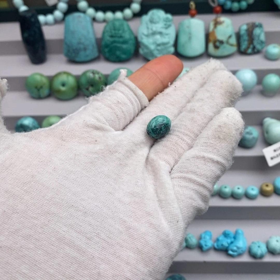 未镶嵌绿松石糖豆