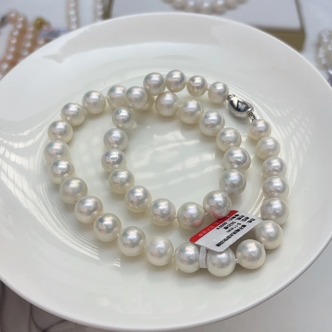 淡水珍珠颈饰银S925镶嵌