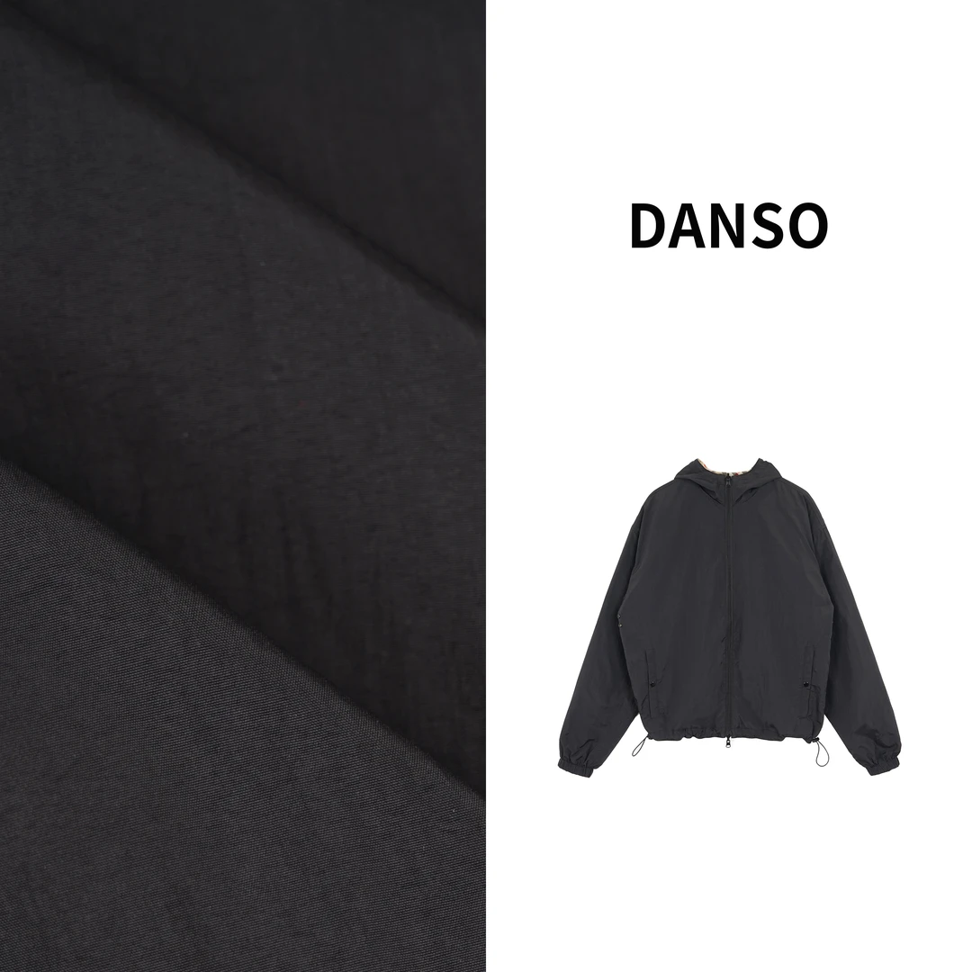 DANSO【BBR格子双面服】 玉美华时尚小众设计长袖外套女 BA0113