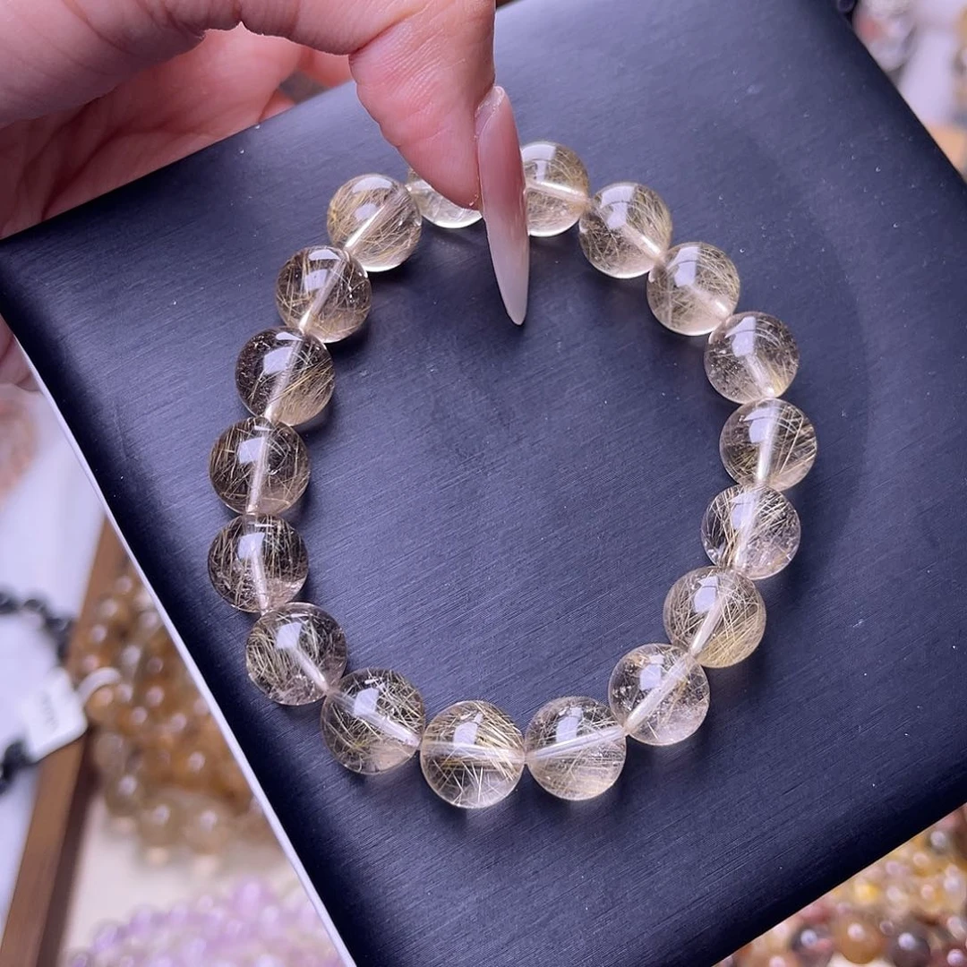 水晶手链未镶嵌金发晶