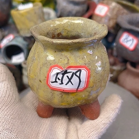 粗陶花盆手工花盆制作