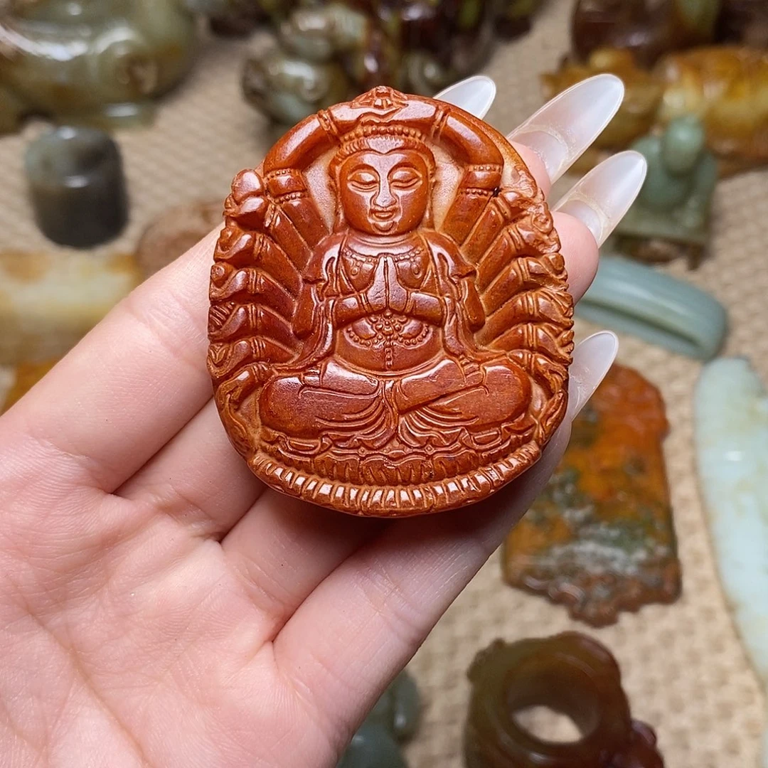 未镶嵌蛇纹石玉颈饰