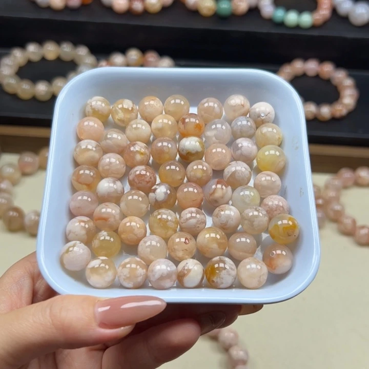 玛瑙/玉髓未镶嵌手链6毛克价11mm 110克
