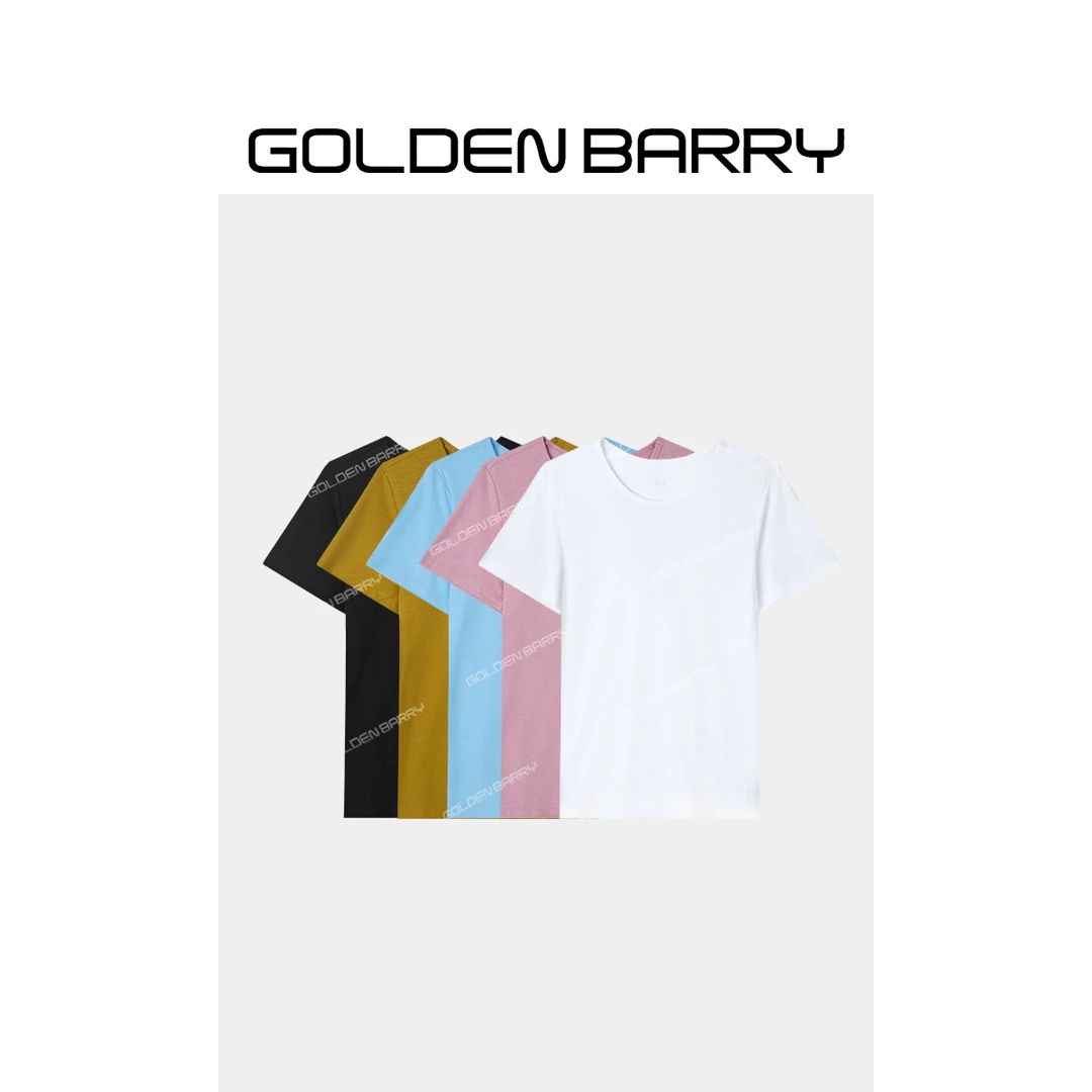 GOLDENBARRY【夏日冰点】201939极简万能百搭T恤