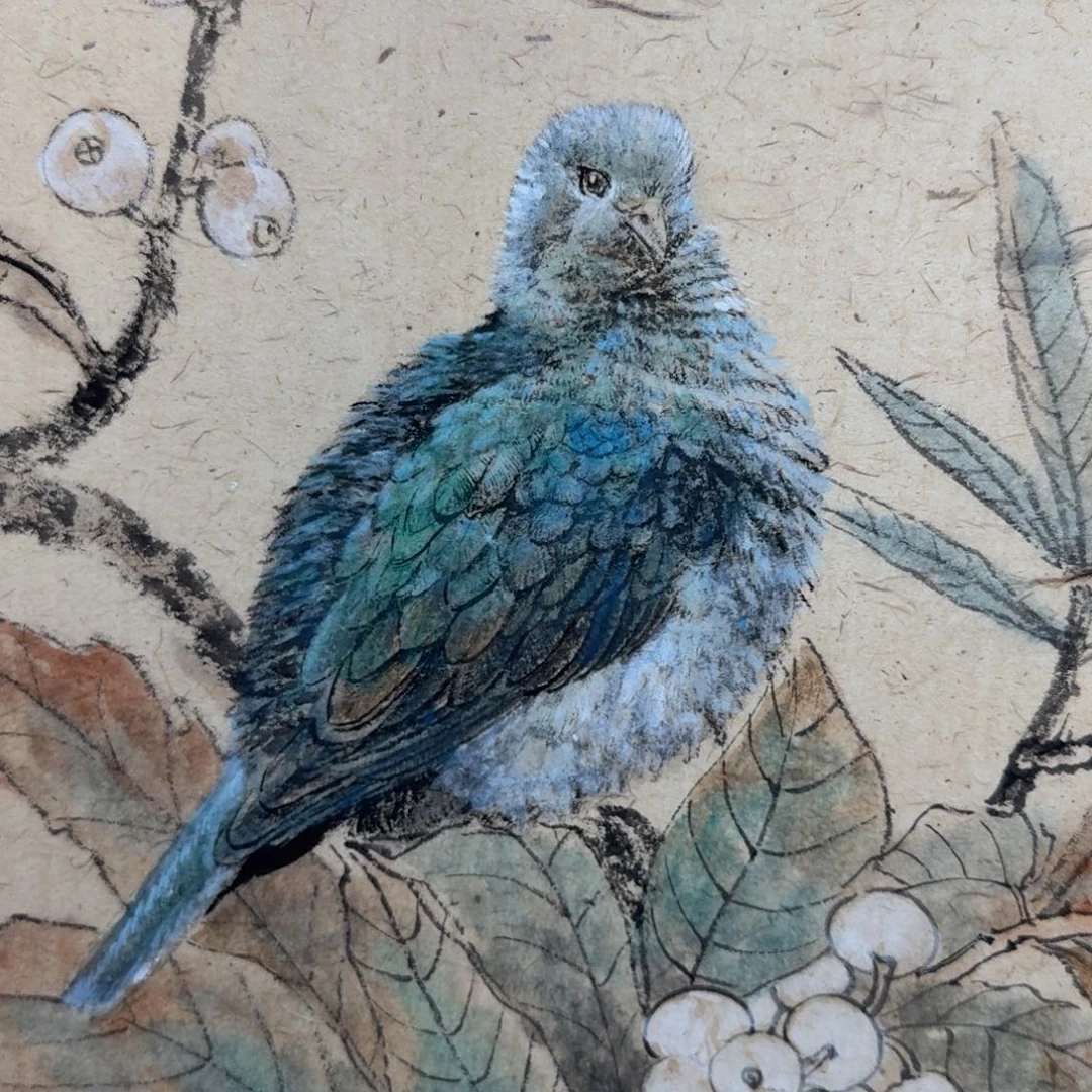 国画国画作品山水花鸟