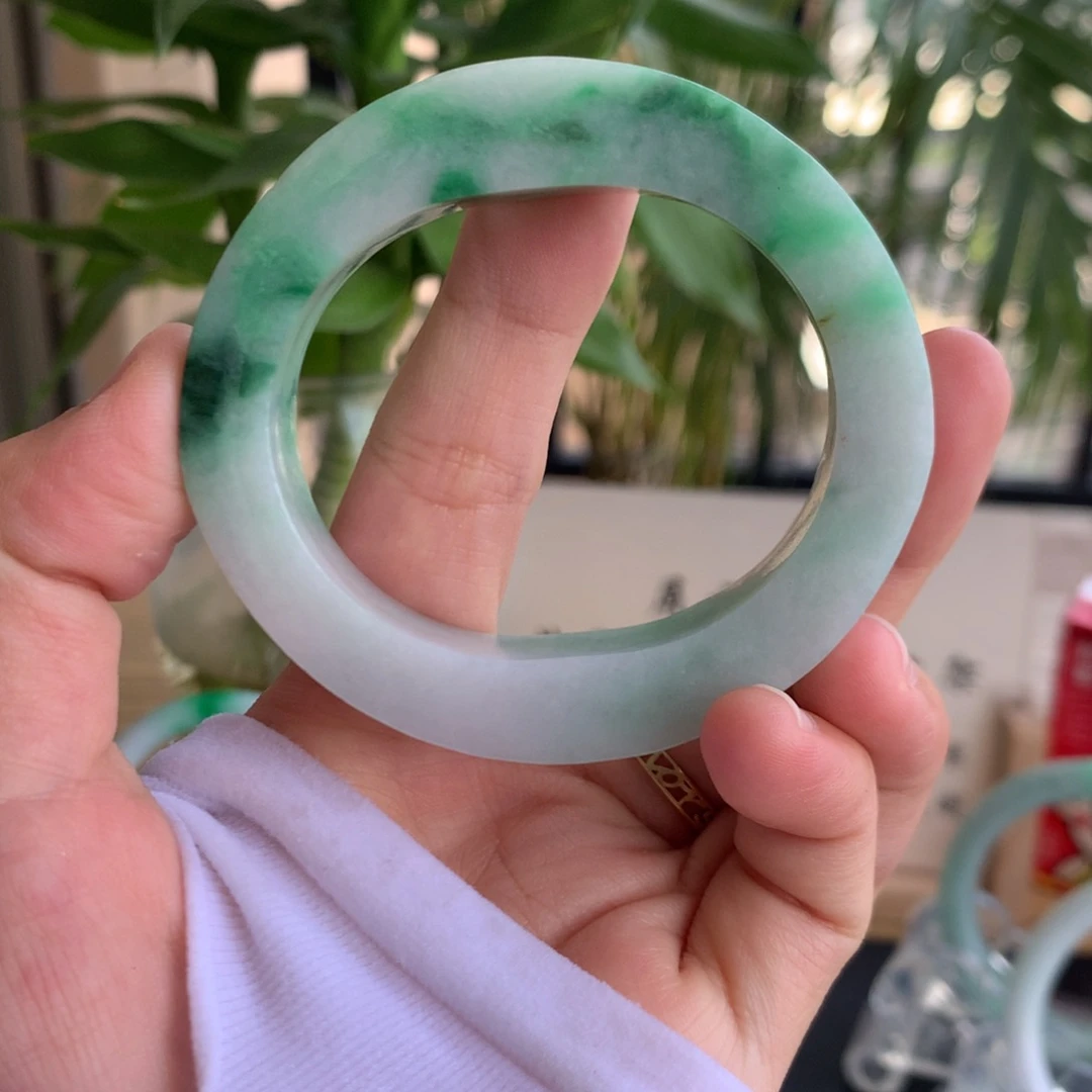 定制翡翠手镯未镶嵌51-54